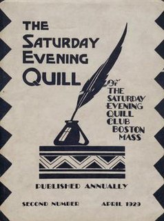 <i>Saturday Evening Quill</i>