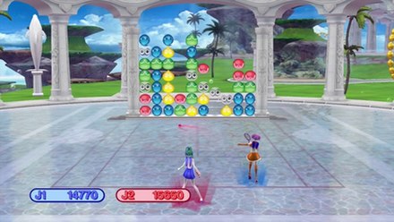 An example of multiplayer gameplay during one of the minigames.