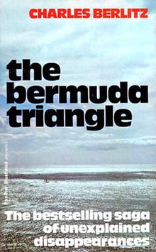 The cover of the 1977 Panther paperback edition of Berlitz's The Bermuda Triangle Charles Berlitz - The Bermuda Triangle - 1977 Panther paperback book cover.jpg