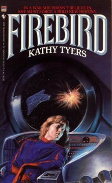 First edition (publ. Bantam Spectra)
Cover art: Kevin Johnson Firebird (Tyers novel).jpg