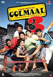 <i>Golmaal 3</i> 2010 Indian film