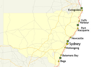 Highway 1 (New South Wales) road route in New South Wales