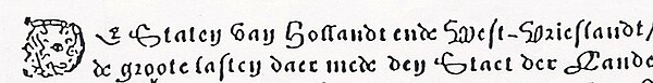 "De Staten van Hollandt ende West-Vrieslandt..." (1654)