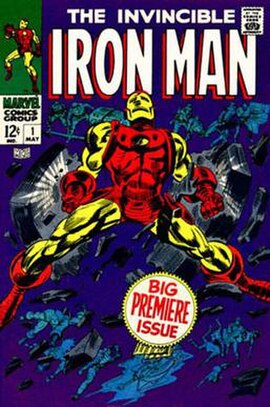 Iron Man #1 (May 1968) Cover art by Gene Colan and Mike Esposito