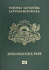 Diplomatic passport cover