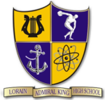 Lorain Admiral King High School crest. Lorain Admiral King High School crest.png