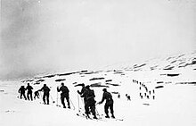 No. 3 Commando ski training in Scotland No. 3 Commando ski training 22 March 1942.jpg