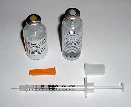 Insulin syringes are marked in insulin "units".