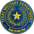 Sello del Departamento Militar de Texas.png