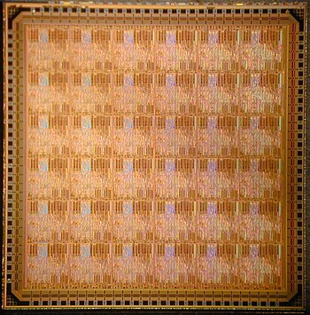 Die photograph of the first generation 36-processor AsAP chip
