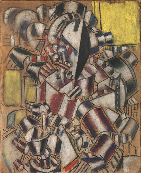 File:Fernand Léger, 1914, The Smoker, oil on canvas, 100.3 x 81.3 cm, Metropolitan Museum of Art.jpg