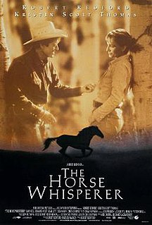 <i>The Horse Whisperer</i> (film) 1998 film by Robert Redford, Patrick Markey