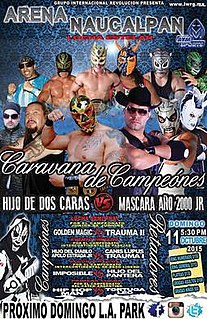 <span class="mw-page-title-main">Caravana de Campeones (2015)</span> 2015 International Wrestling Revolution Group event