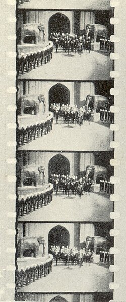 File:Kinemacolor filmstrip for With Our King and Queen Through India (1912).jpg