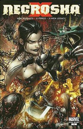 Cover to Necrosha One Shot. Art by Clayton Crain