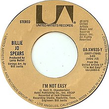 Billie Jo Spears--I'm Not Easy.jpg