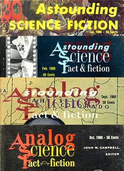 The changes in layout during 1960, showing the January, February, September and October title layouts