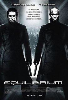 <i>Equilibrium</i> (film) 2002 science fiction movie directed by Kurt Wimmer