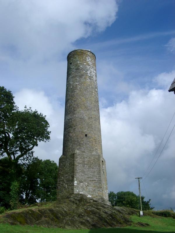 The Round Tower at Kinneigh has a unique hexagonal base.