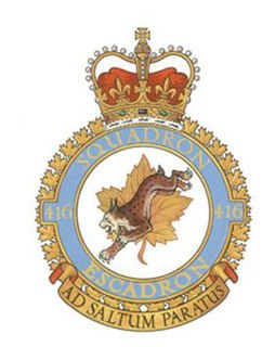 <span class="mw-page-title-main">416 Tactical Fighter Squadron</span> Canadian air force squadron