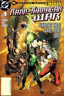 Rann–Thanagar War (no. 1 - DC Comics, 2005, front cover).jpg