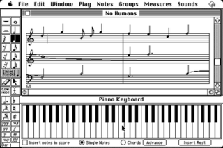 <span class="mw-page-title-main">Deluxe Music Construction Set</span> 1986 music composition software