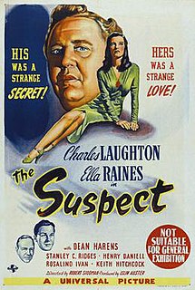 <i>The Suspect</i> (1944 film) 1944 American film directed by Robert Siodmak