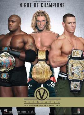 Promotional poster featuring Bobby Lashley, Edge, and John Cena