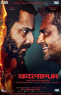 <i>Badlapur</i> (film) 2015 neo-noir thriller