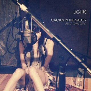 <span class="mw-page-title-main">Cactus in the Valley</span> 2013 single by Lights featuring Owl City