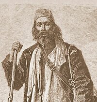 Local imam turned brigand Hadzi Lojo led the July 1878 popular revolt against the impending Austro-Hungarian occupation by first taking control of the People's Assembly from the upper-class local Muslims and then confronting local Ottoman authorities. Hadzi Lojo.jpg