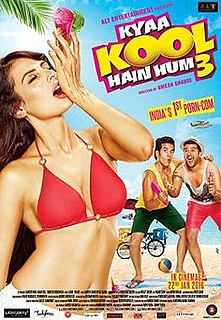 <i>Kyaa Kool Hain Hum 3</i> 2016 film by Umesh Ghadge