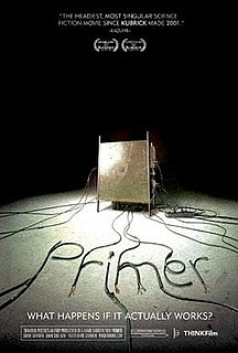 <i>Primer</i> (film) 2004 American science fiction drama film directed by Shane Carruth