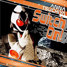 Capa para a versão apenas em CD com Kamen Rider Fourze Base States