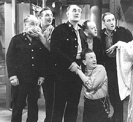 The Crazy Gang (l. to r.) Charlie Naughton, Teddy Knox, Bud Flanagan, Jimmy Nervo, Jimmy Gold and Chesney Allen The-crazy-gang.jpg