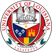 University of Louisiana at Lafayette seal.svg