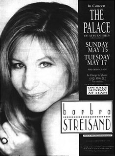 Barbra Streisand in Concert Tour by Barbra Streisand