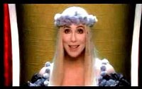 Cher in the music video for "The Music's No Good Without You". Cher in TMNGWY.JPG