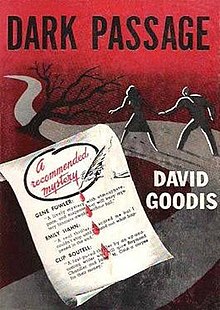 First edition (publ. Julian Messner) DarkPassage (novel) poster.jpg