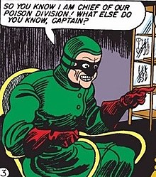 The Golden Age Doctor Poison in Sensation Comics (vol. 1) #2 (February 1942); art by Harry G. Peter.