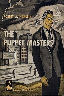 <i>The Puppet Masters</i> 1951 SF novel by Robert A. Heinlein