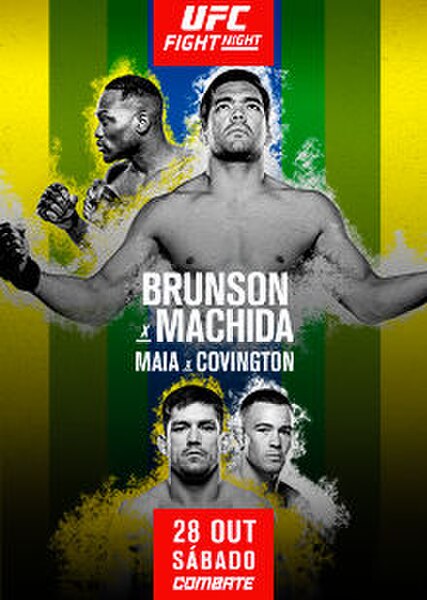 The poster for UFC Fight Night: Brunson vs. Machida