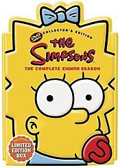 The Simpsons season 8 DVD digipak, special Maggie head edition Simpsons s8 - Maggie.jpg