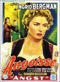 <i>Fear</i> (1954 film) 1954 film directed by Roberto Rossellini