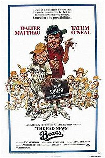 <i>The Bad News Bears</i> 1976 film directed by Michael Ritchie