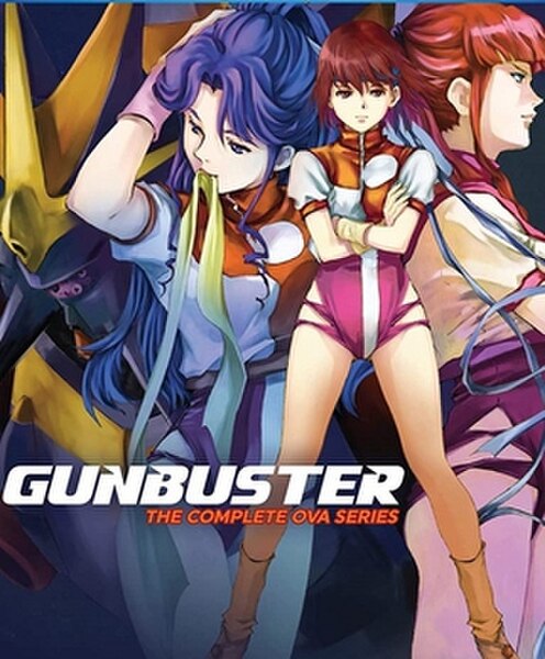Official Blu-ray cover from Discotek Media featuring Kazumi (left), Noriko (middle), and Jung (right).