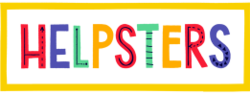 Logotipo de la serie de televisión Helpsters.
