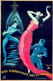 Affiche du film Klostret i Sendomir 1920.jpg