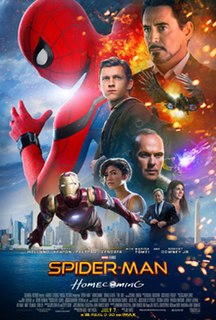 <i>Spider-Man: Homecoming</i> 2017 American superhero film produced by Marvel Studios and Columbia Pictures