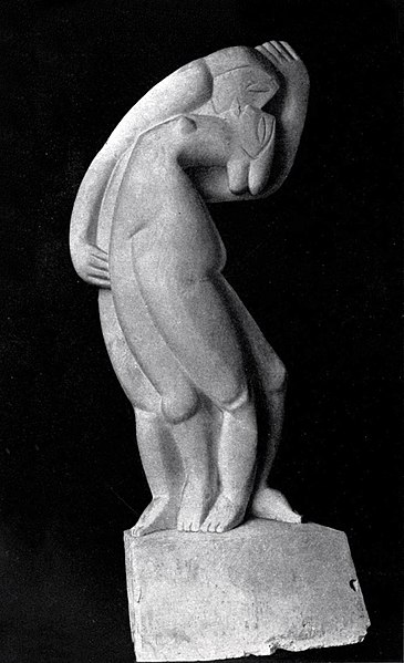 File:Alexander Archipenko, 1910, Le baiser (The Kiss). Reproduced in Archipenko-Album, 1921..jpg